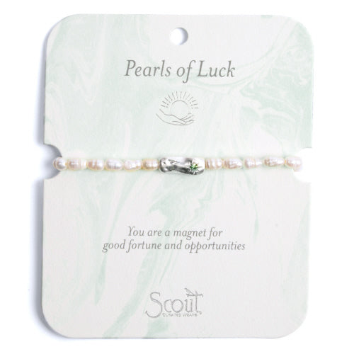 SCOUT PEARL BRACELET-LUCK/SILVER