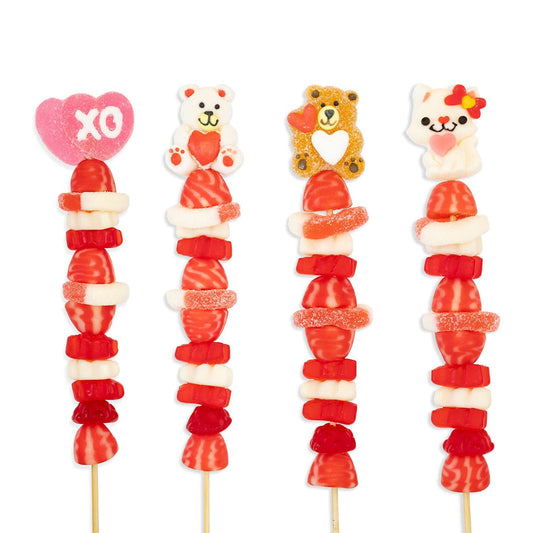 LOLLI & POPS HEARTS GUMMY KABOB