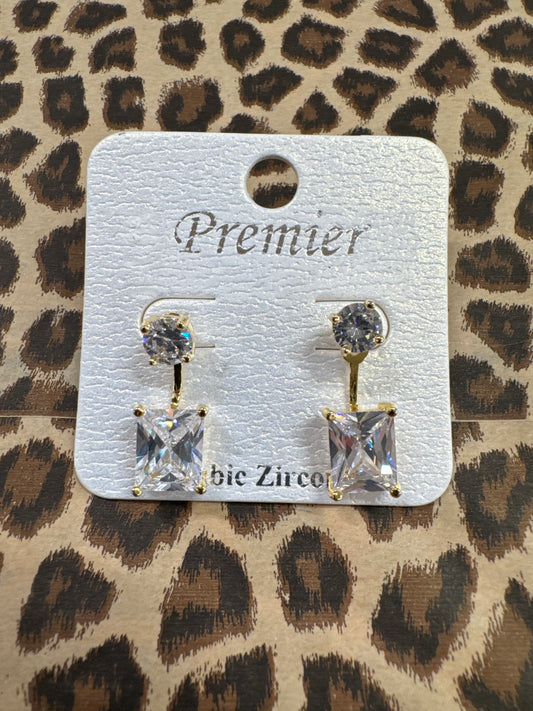 PREMIER-CUBIC ZIRCONIA-GOLD