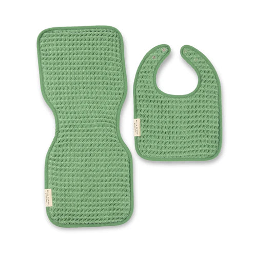 BELLA TUNNO BIB&BURP SET-SEA FOAM