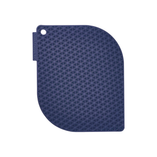 HONEYCOMB POT HOLDER/BLACKBERRY BLUE