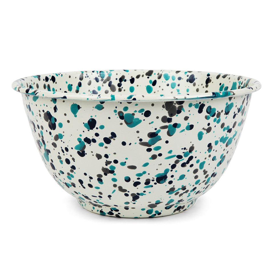 CROW CANYON-LRG SALAD BOWL-BLUE TIDES