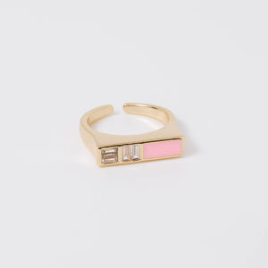 COASTAL GRIT SAN CLEMENTE RING- LT PINK