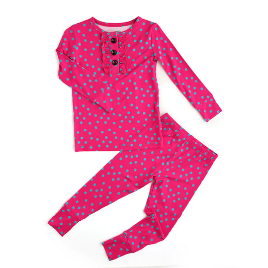 GIGI & MAX 2 PIECE PJS - EVELYN DOT 2T/3