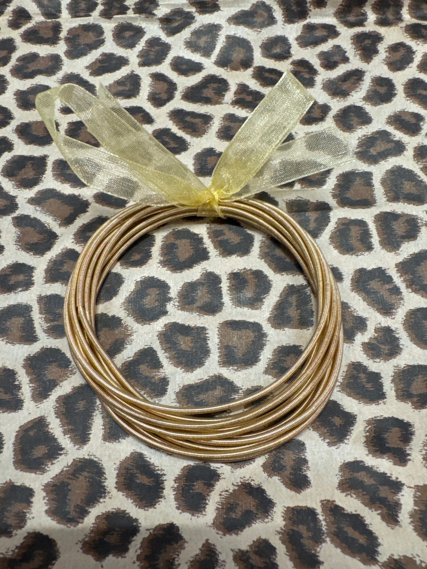 SET OF 10/GUITAR STRING BRACELETS