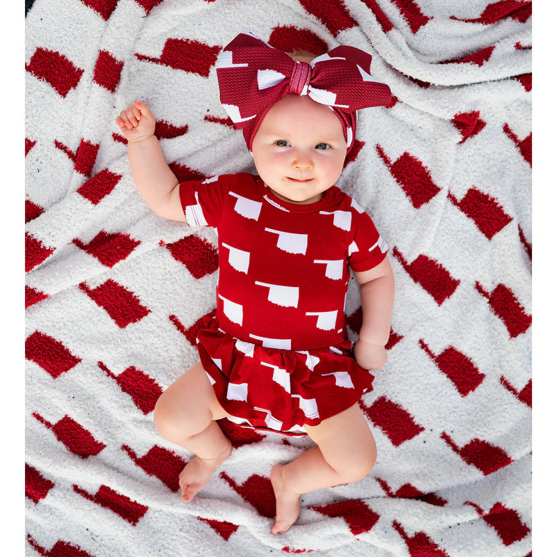 GIGI & MAX OKLA CRIMSON/WHITE TUTU