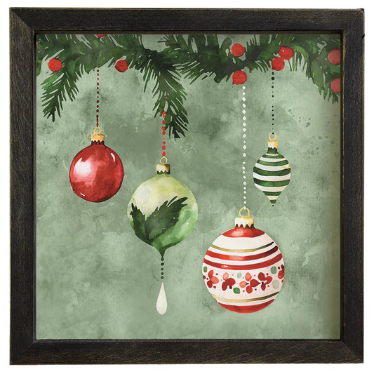 WATERCOLOR ORNAMENTS WALLHANGING