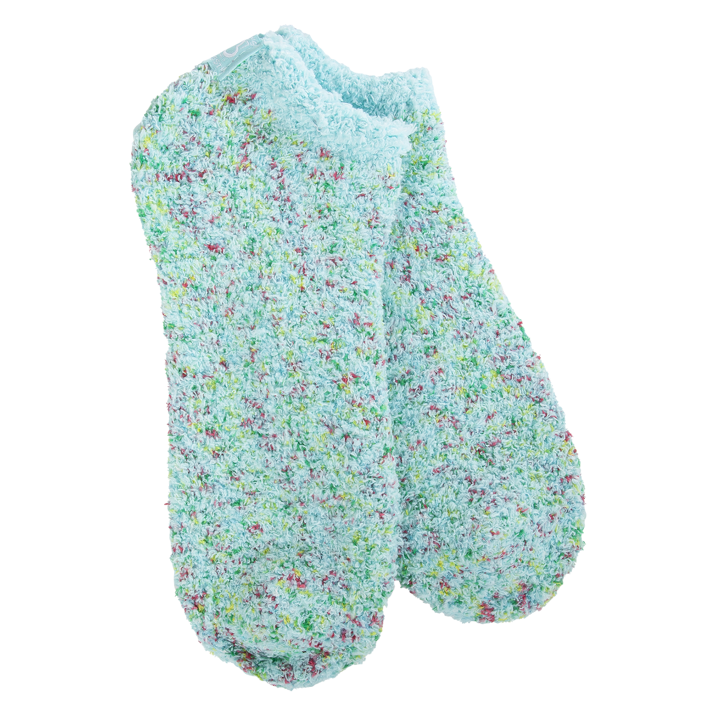 WORLDS SOFTEST SOCKS-AQUA CONFETTI