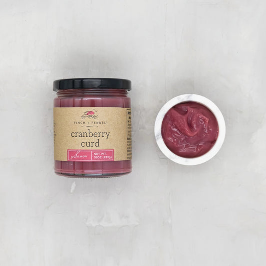 FINCH & FINNEL-CRANBERRY CURD-10 OZ