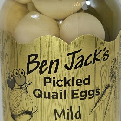 BEN JACK LAREDO QUAIL PICKLED EGGS 16 OZ