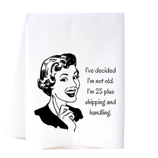 COTTON TEA TOWEL/SHIPPING & HANDLING