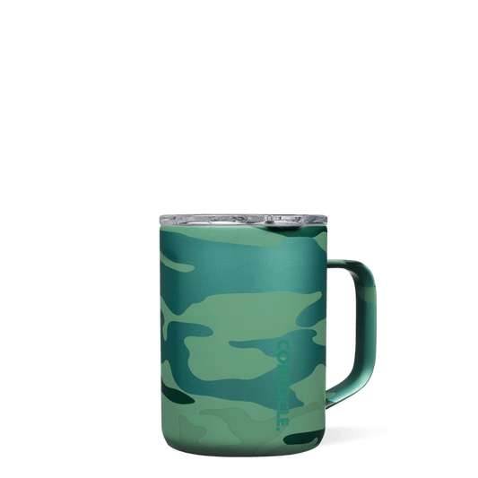 CORKCICLE MUG/16 OZ/JADE CAMO