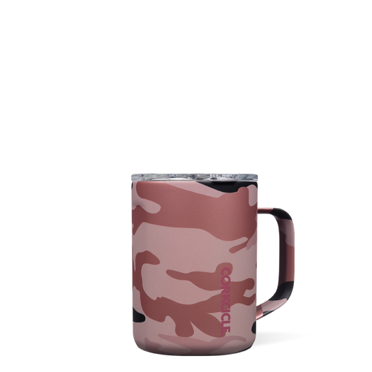 CORKCICLE MUG/16 OZ/ROSE CAMO