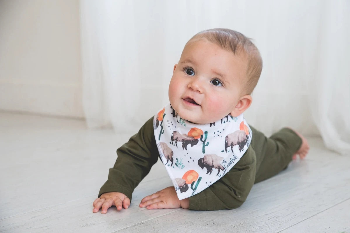 COPPER PEARL BANDANA BIB/BISON