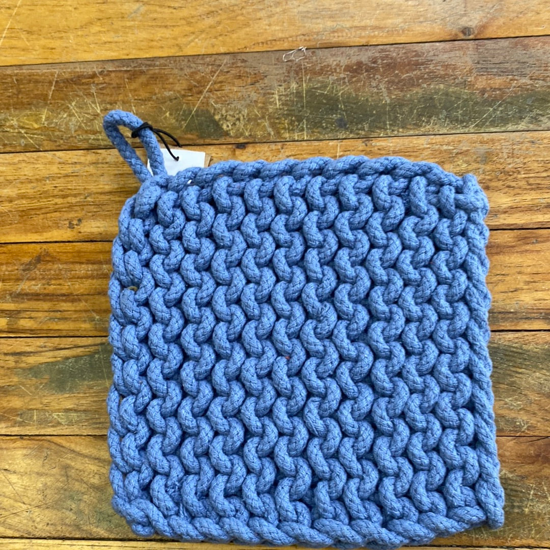 COTTON CROCHETED POT HOLDER