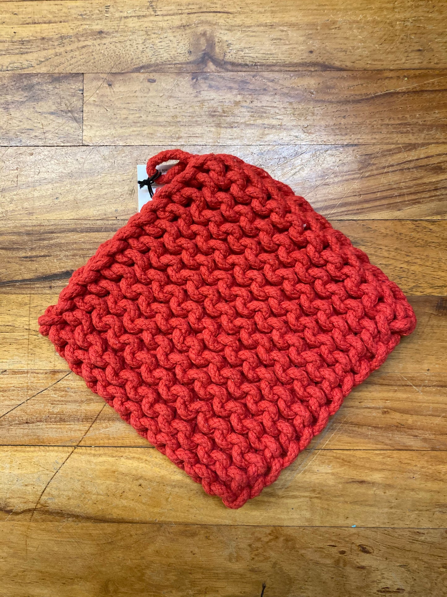 COTTON CROCHETED POT HOLDER