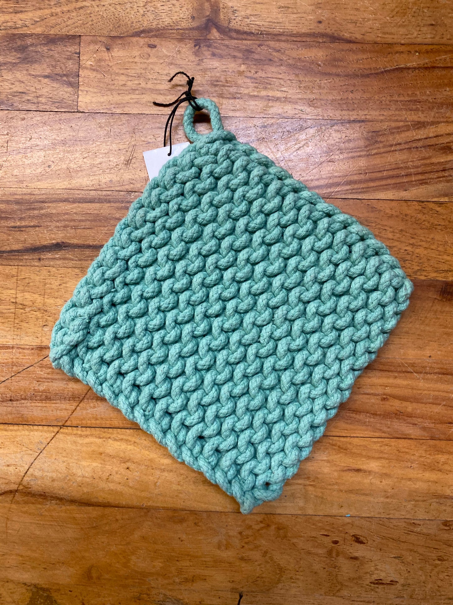 COTTON CROCHETED POT HOLDER