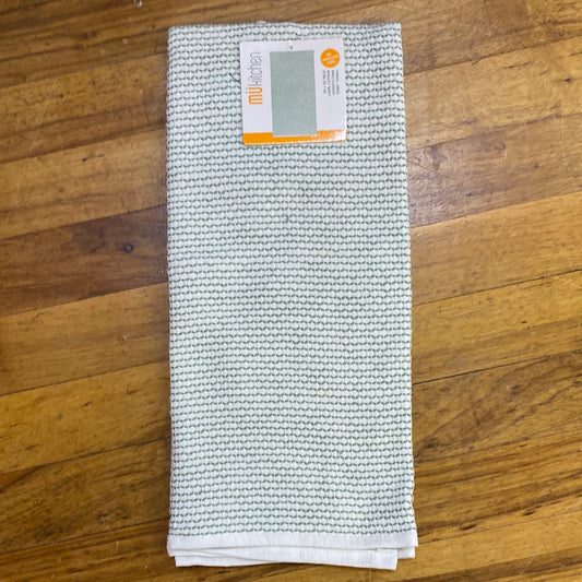 HONEYCOMB TEA TOWEL/HEDGE