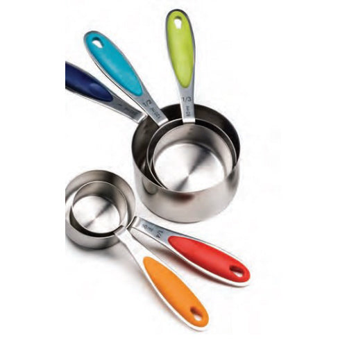 RSVP COLORED HANDLE MEASURING CUPS