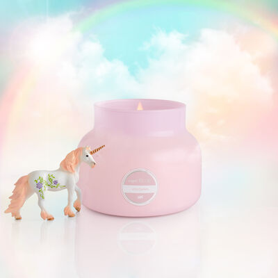 CAPRI VOLCANO PINK JAR CANDLE 19 OZ